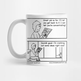 Bathroom office Mug